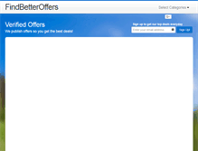 Tablet Screenshot of findbetteroffers.com